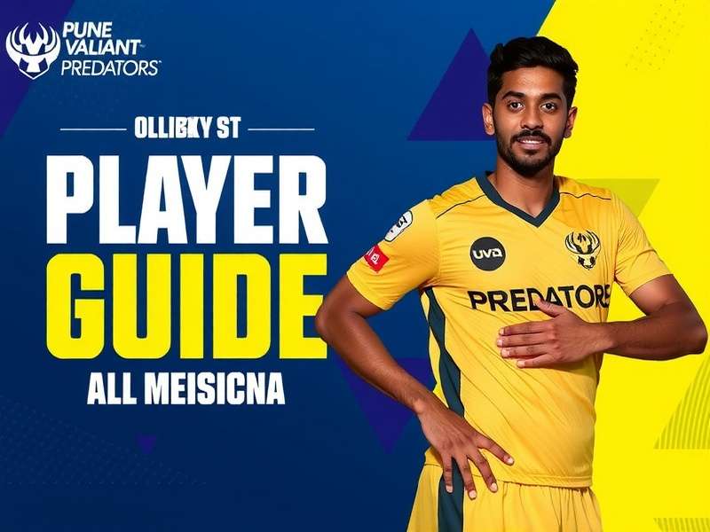Indian player strategies for Pune Valiant Predators Pune Valiant Predators Player Guide